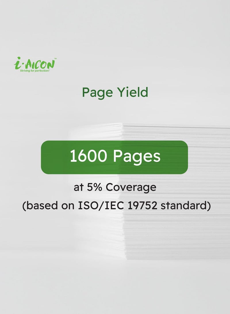 i-Aicon Compatible Laser Toner Yellow (HP CB542A | 125A / CE322A | 128A / CF212A | 131A / Canon 116/316/416/716/131/131/731) - Image 4