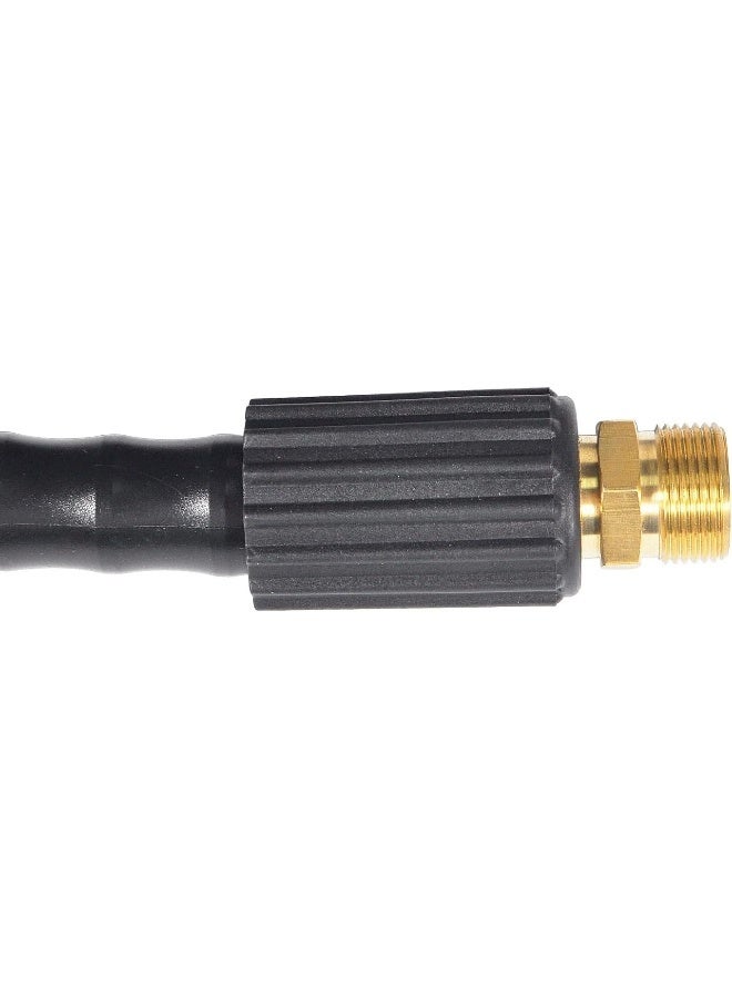 TOOLCY M22-14Mm Male Thread To M22-14Mm Male Pressure Washer Hose Extension Coupler, Solid Brass Fitting, 4000 Psi  - Image 5