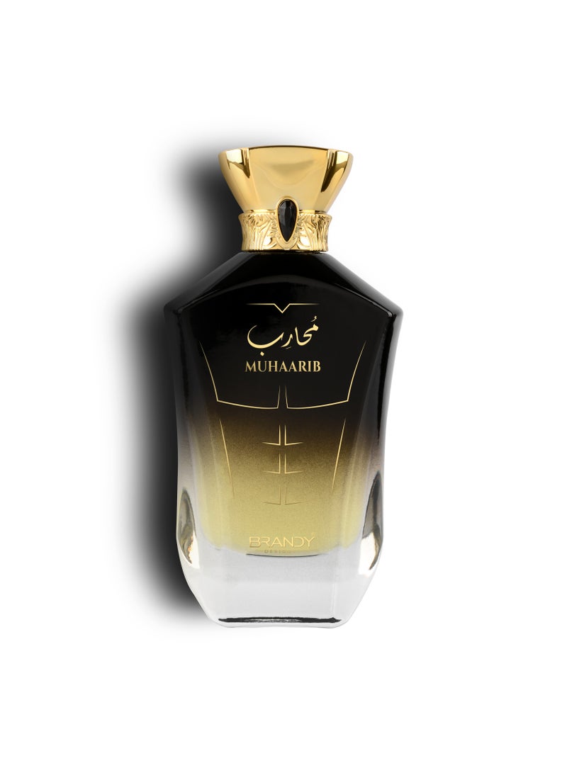 براندي ديزاينز MUHAARIB ماء عطر/عطر 100 مل عطر أنيق، رائحة تدوم طويلاً - استمتع بهدية خاصة حصرية