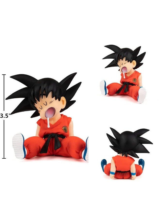 Dragon Ball Anime  Son Goku Figure, Collectible Model Statue Figure Toy 3.5 Inch - Image 2