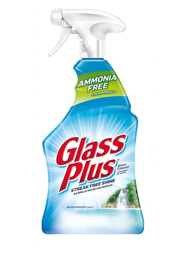 Glass Plus - Glass Cleaner, 32 Fl Oz Bottle, Multi-Surface Glass Cleaner - Image 1