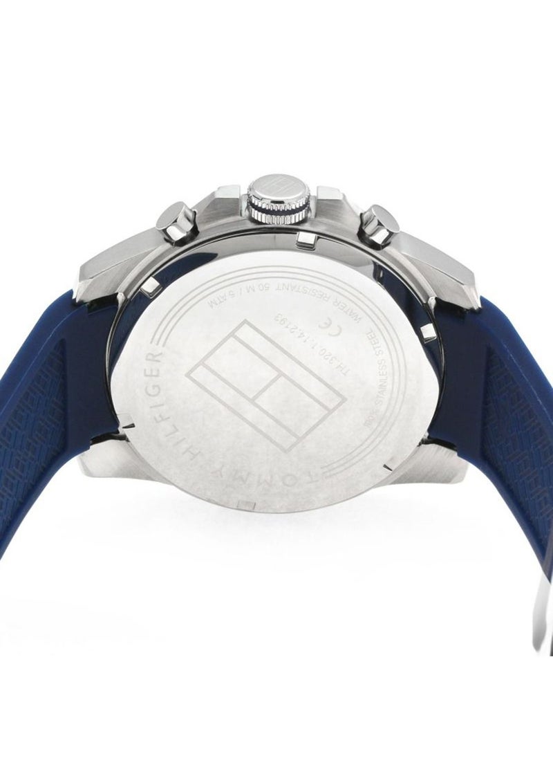 TOMMY HILFIGER - Men's Analog Round Shape Silicone Wrist Watch 1791349 - 48 Mm - Image 1