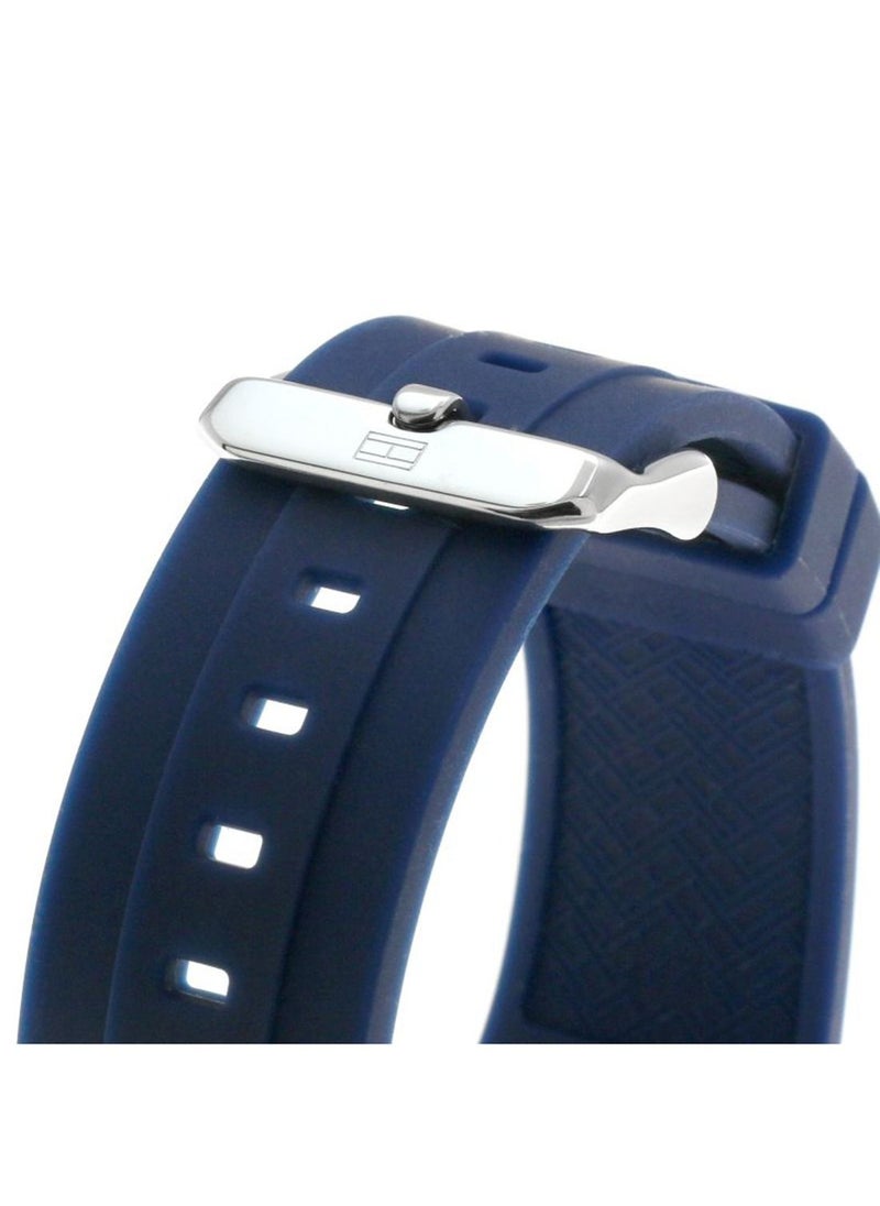 TOMMY HILFIGER - Men's Analog Round Shape Silicone Wrist Watch 1791349 - 48 Mm - Image 1