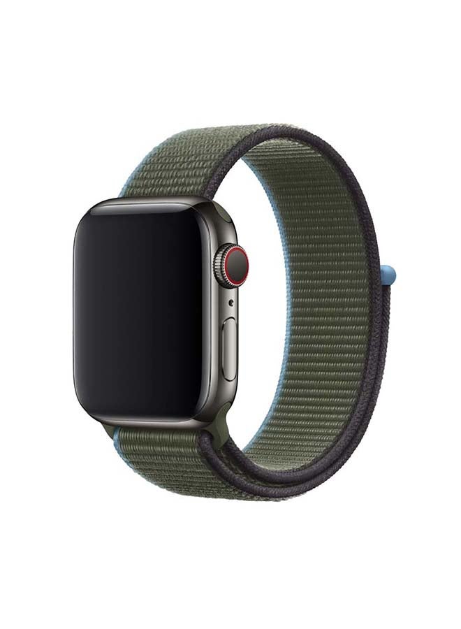 Perfii Replacement Band For Apple Watch Series 6/SE/5/4/3/2/1 Inverness Green - Image 2