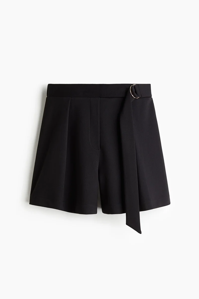 H&M Belted shorts