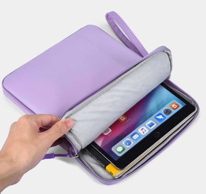 CAAORDKSO 12.9-13 inch Tablet Sleeve Case for 13 inch iPad Air M3 2025, 13 Inch New iPad Pro M4/Air M2 2024, iPad Pro 12.9 inch, Surface Laptop Go 12.4", Galaxy Tab S8+/S9+ 12.4, Waterproof Bag Purple - Image 2