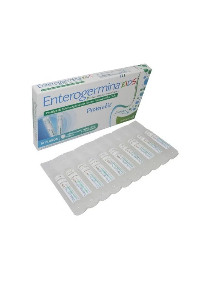sanofi Enterogermina KIDS (10 VIALS) Bacillus Clausii Probiotic 2 Billion CFU/5mL for Kids (1) - Image 2