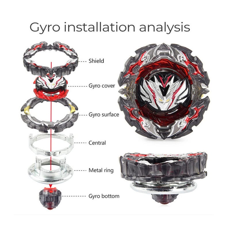 Esste Battling Tops Burst Superking B-195 Prominence Valkyrie.Ov.at'-0 Gyro Toys for Kids with Launcher - Image 3