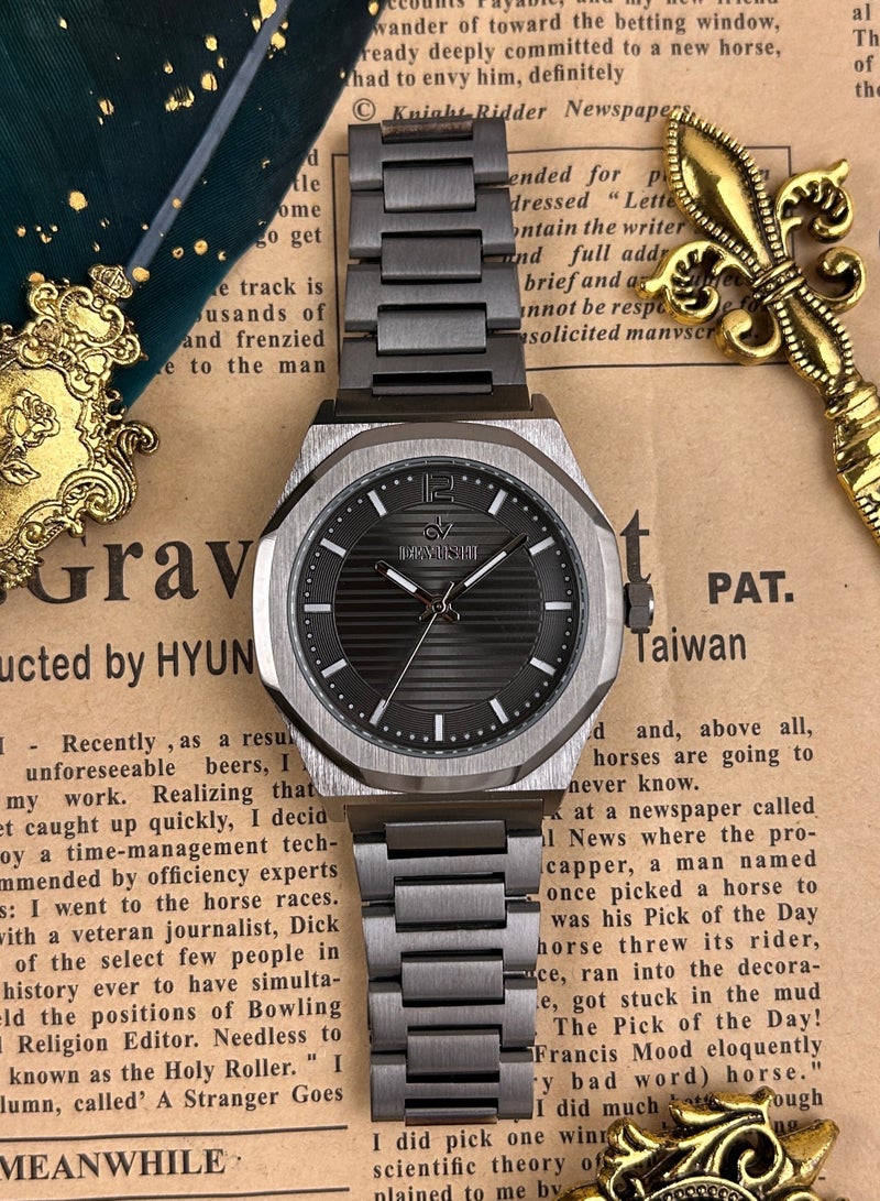 ديفوشي ساعة يد رجالية استيل ضد الماء من ماركة ديفوشي - Image 2