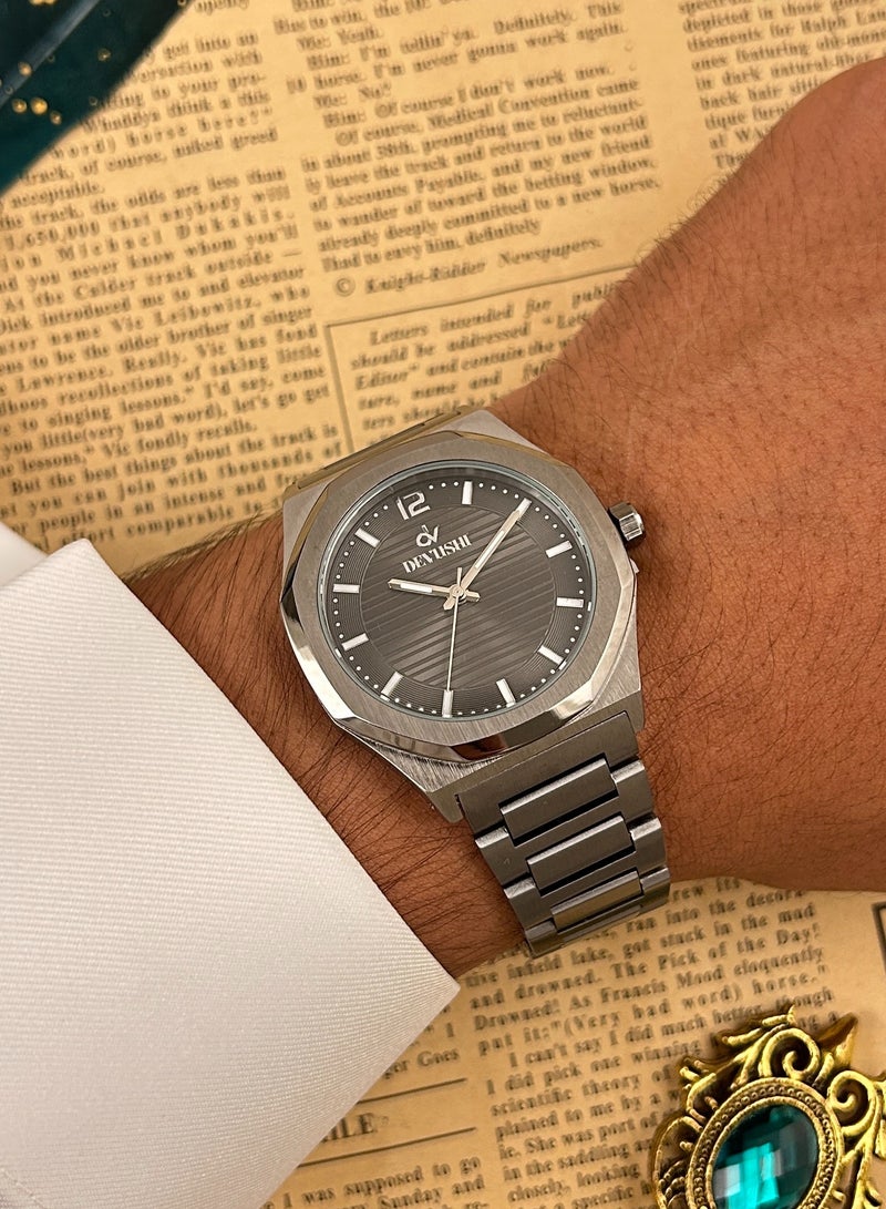 ديفوشي ساعة يد رجالية استيل ضد الماء من ماركة ديفوشي - Image 3