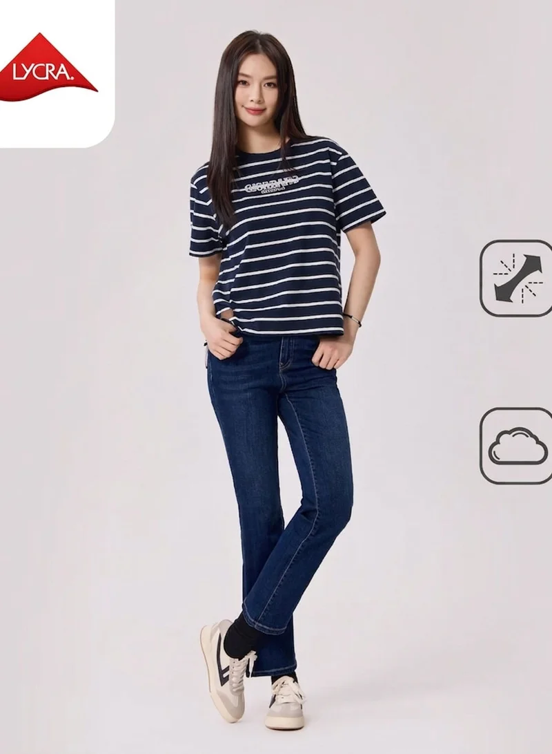 Giordano Women's Ultra-Stretch Flare Jeans