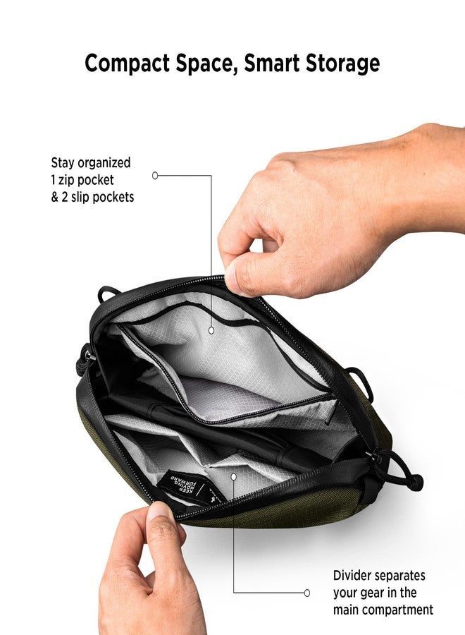 ALPAKA Flight Pouch Pro - 0.7L Sling Crossbody Bag with RFID Blocking, Passport Holder, Weatherproof Travel Crossbody Purse - Image 4
