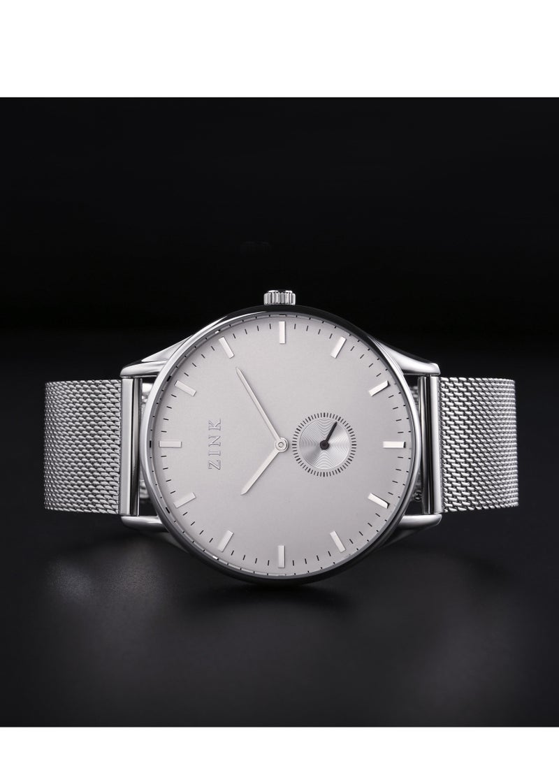 Zink ZINK ZK130G5MS-16 ELEGANCE TIMEPIECE - MODERN MEN'S SILVER STAINLESS STEEL WATCH  - Image 5