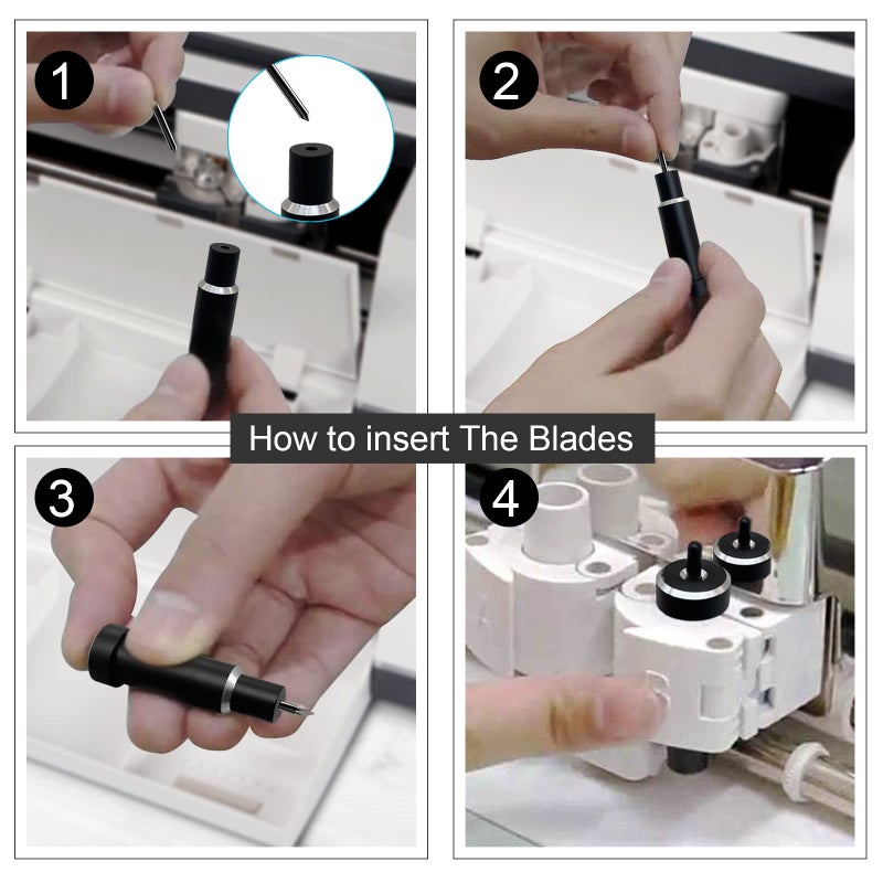 Hadwoer Cutting Blades Compatible with Explore Air/Air 2/Explore Air 3/Explore 4, 10PCS Premium Fine Point Blade Compatible with Maker/Maker 3 Cutting Machines - Image 4