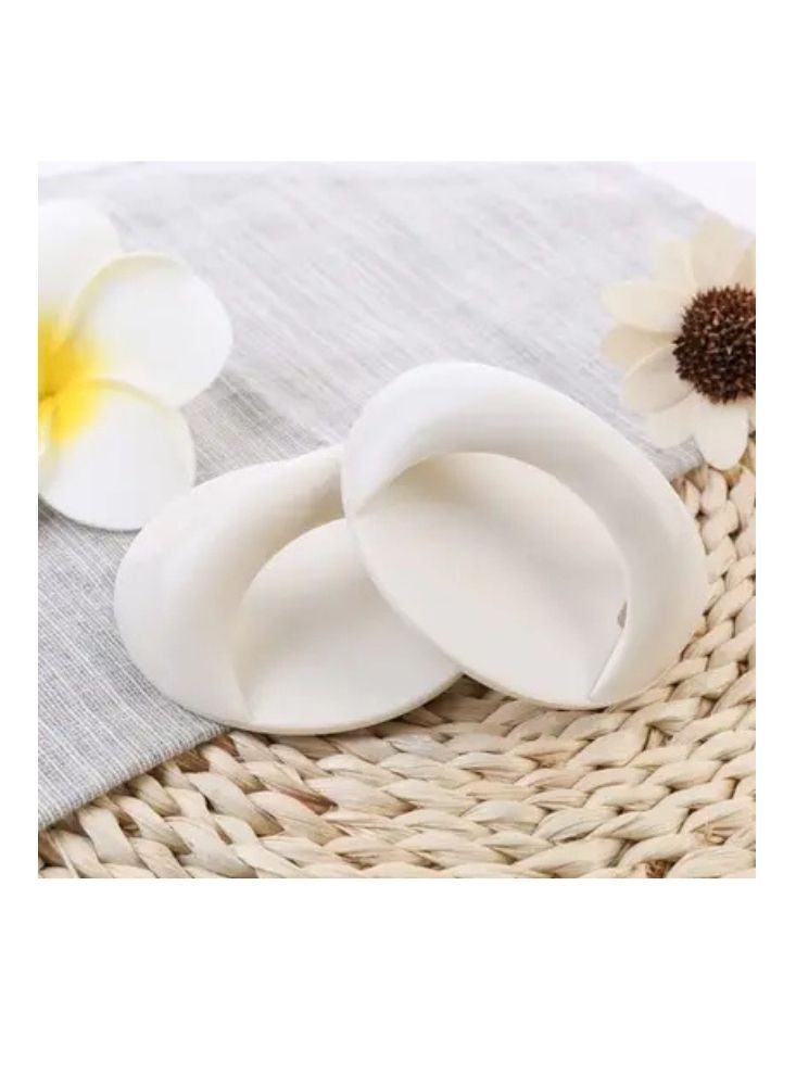 بريميم اسفنجات مكياج بيضاوية بيضاء - وسادات ناعمة لتوزيع كريم الأساس بسلاسة - Image 1