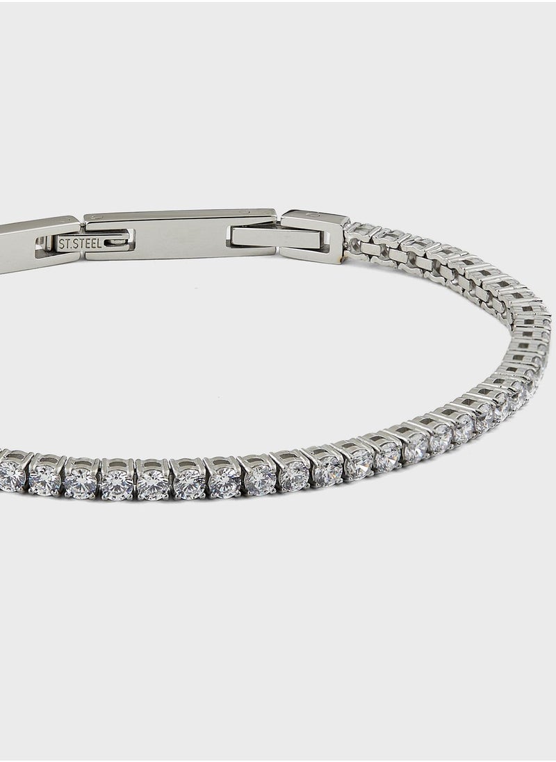 GUESS - Casual Logo Buckle Bracelet - Image 1