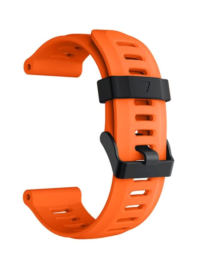 Voberry Replacement Watch Band For Garmin Fenix 5X Plus Orange - Image 1