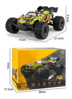 Generic 1:20 Electric Off-Road Remote Control Car - High Speed ​​2.4GHz All Terrain Vehicle - Perfect Racing Toy for Kids and Adults Remote Control Car  - Image 4