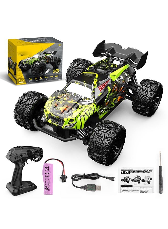 1:20 Electric Off-Road Remote Control Car - High Speed ​​2.4GHz All Terrain Vehicle - Perfect Racing Toy for Kids and Adults Remote Control Car  - Image 4
