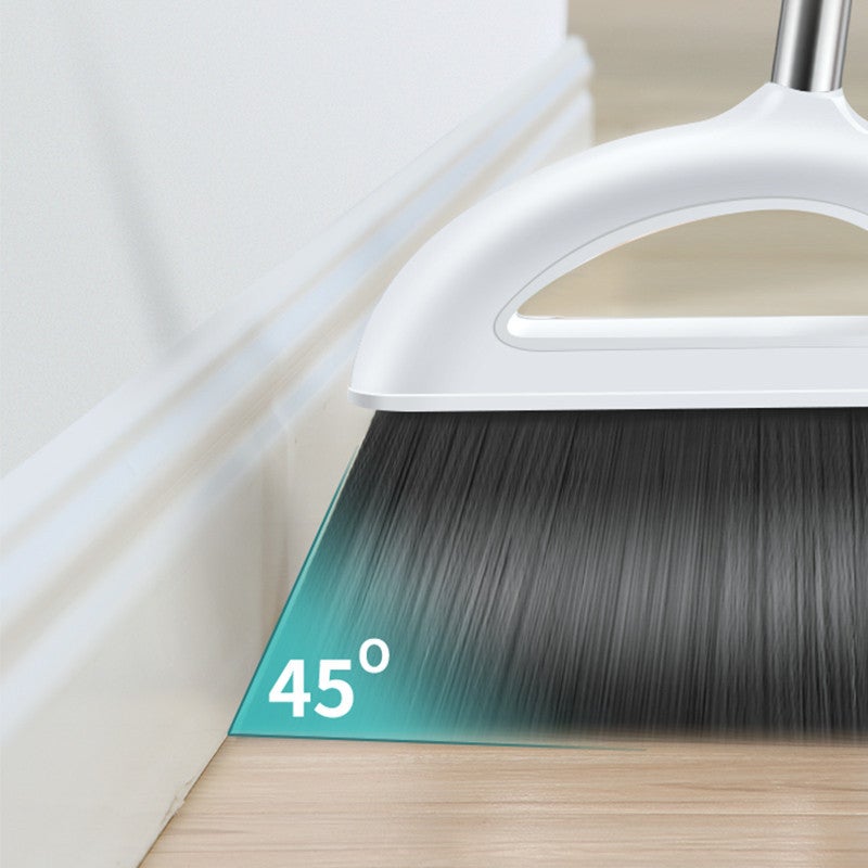 Broom Set Household Broom And Dustpan Combination Sweeping Non-Sticky Hair Bracing Broom Magic Dustpan Tiao Dustpan - Image 5