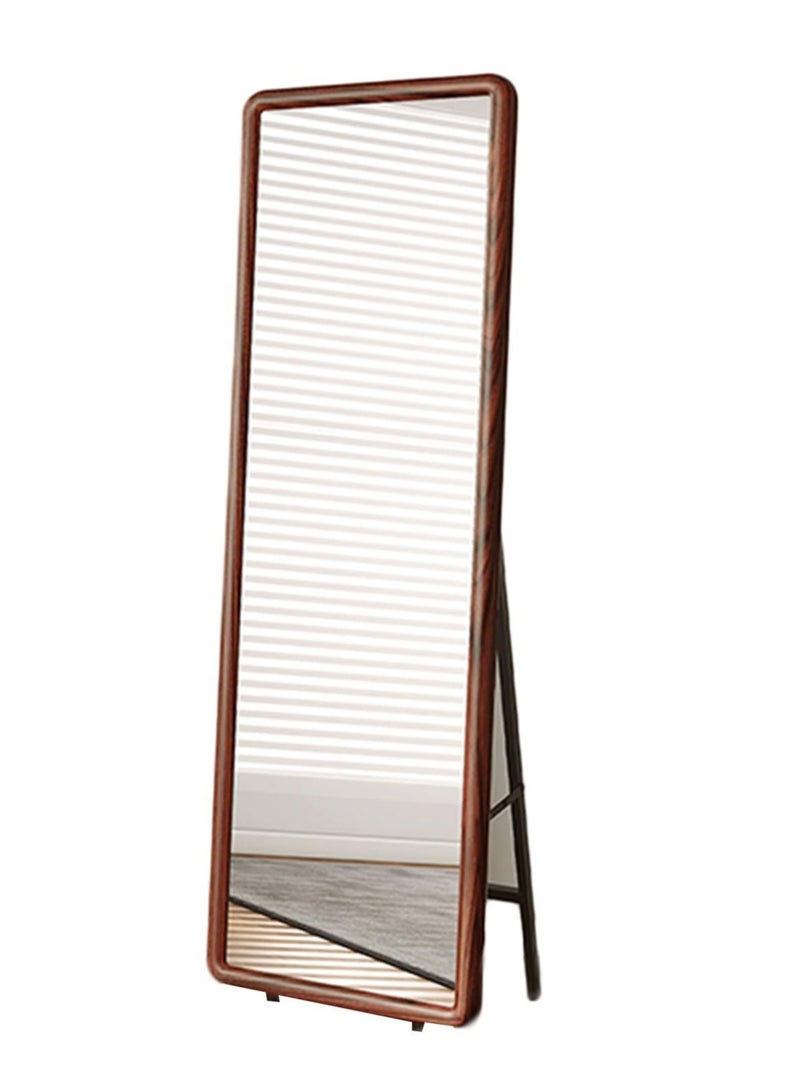 Arabest Full Length Mirror,Hanging and Freestanding Floor Mirror,Rectangular Free Standing Mirror,for Bedroom Entry Dressing Room Bedroom(Brown,160cm) - Image 1