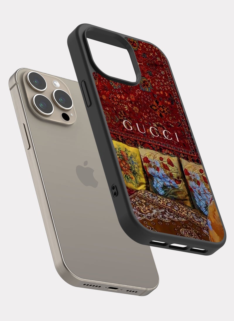 بكسلات كفر ايفون 15 برو ماكس غوتشي متعدد الالوان - Image 2