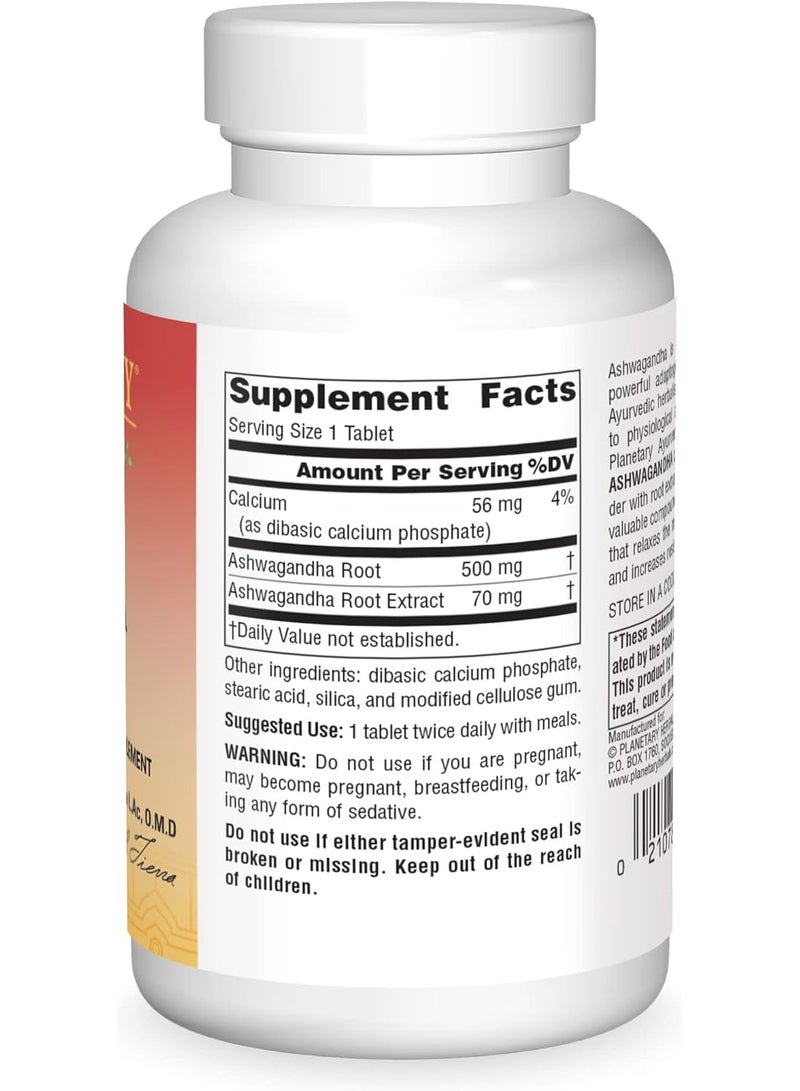 PLANETARY HERBALS Ashwagandha 570mg 60 Tablets  - Image 2