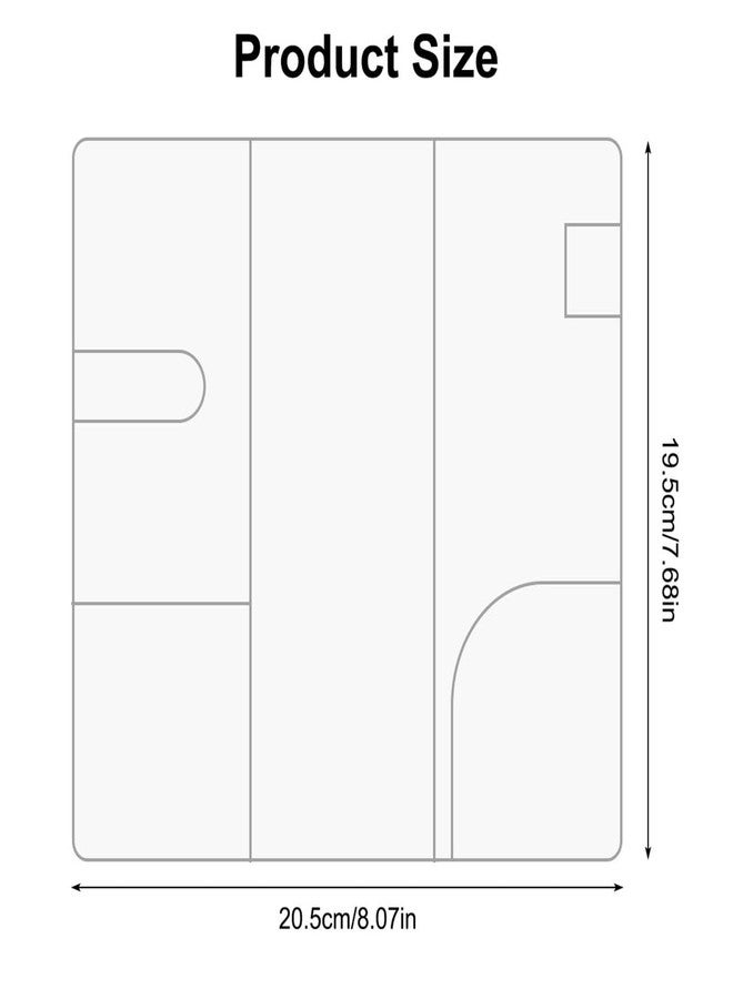 YuCool Clear Cover for Hobonichi Weeks Planner, Plastic Cover for Weeks Book, Water-Repellent Book Covers(8.18x7.75 Inches,1-Pack, Transparent) - Image 2