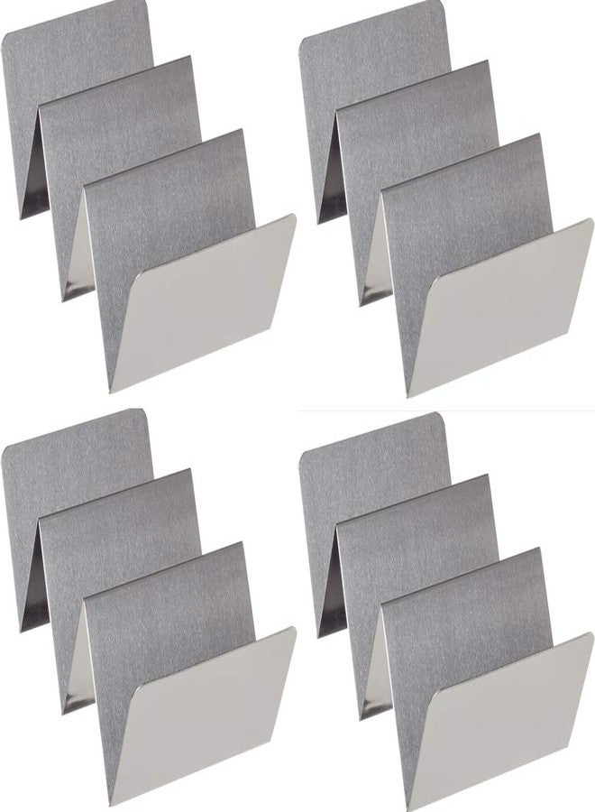 Black Duck Brand Set of 4 Metal Taco Holders - Stainless Steel Taco Trays- Dishwasher, Oven, and Grill Safe - Great for Sandwiches and Hotdogs too (4) - Image 1