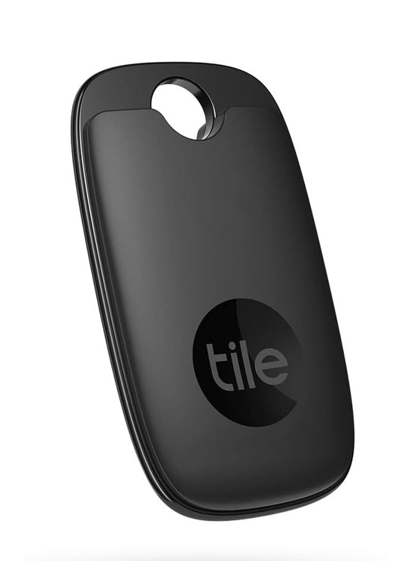 tile Pro 2022 Bluetooth Item Finder, 1 Pack, 120M Finding Range, Works With Alexa And Google Smart Home, iOS And Android Compatible, Find Your Keys, Remotes And More Black - Image 1