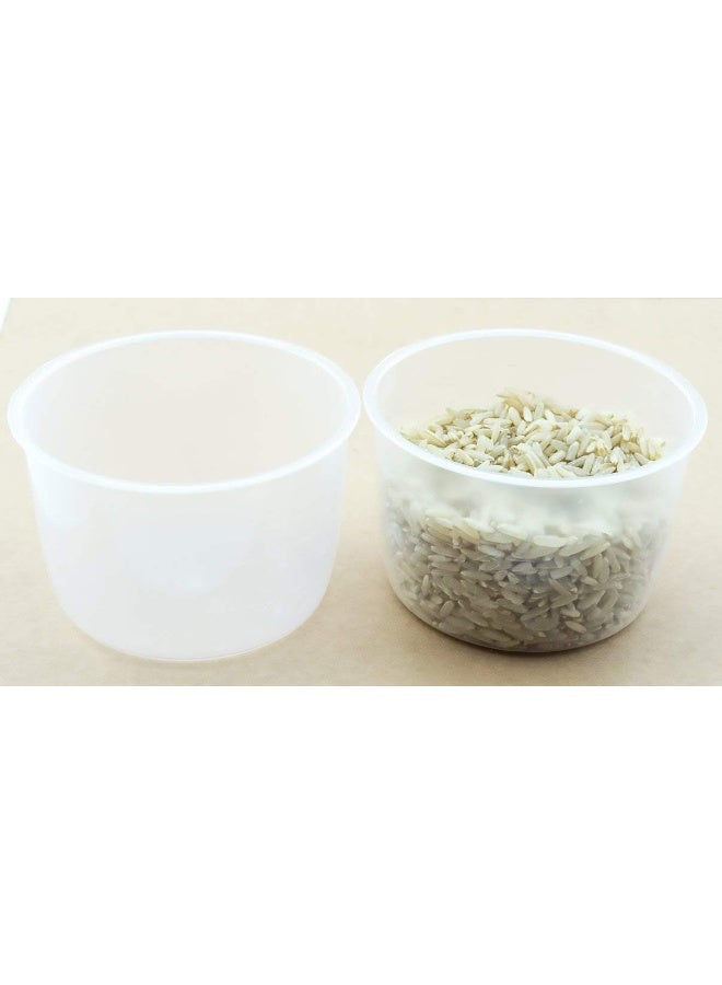 Bright Kitchen 2 Pack Rice Measuring Cup Clear Bright Kitchen Brand Cooker Replacement Cup Plastic (2 Rice Cups) - Image 2