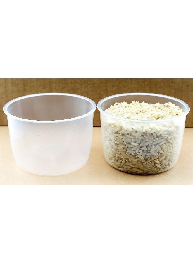 Bright Kitchen 2 Pack Rice Measuring Cup Clear Bright Kitchen Brand Cooker Replacement Cup Plastic (2 Rice Cups) - Image 3