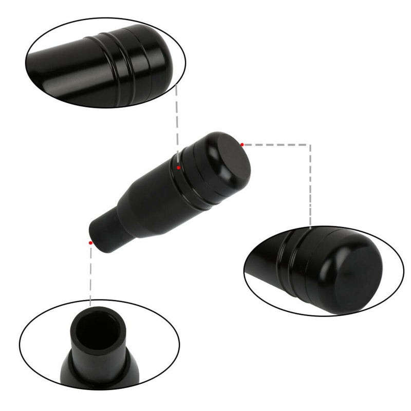 Universal Aluminum Automatic Car Black Gear Stick Shift Knob Lever Shifter - Image 5