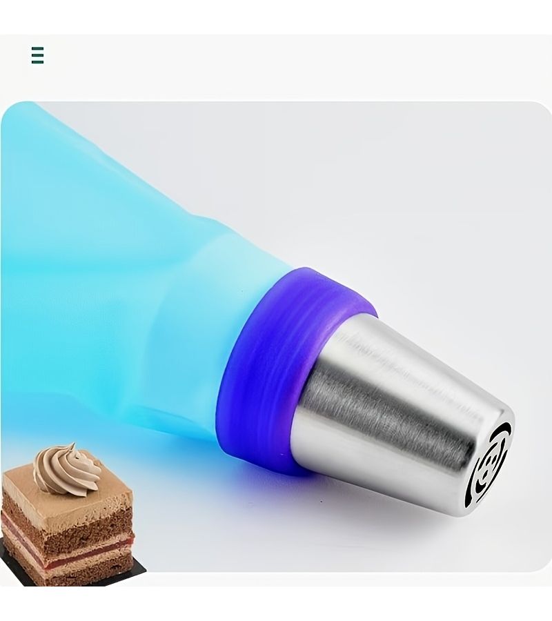 63 Pcs Stainless Steel Piping Nozzle Set Silvery 48 Classic Flower Patterns 7 Korean Style Skirt Edges 3 Russian Three Dimensional Flowers Professional Baking Essential - Image 5