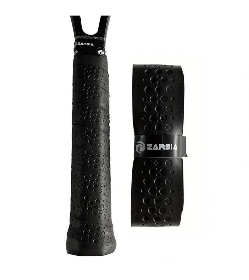 Tennis Racket Overgrip Sweat Absorbent Non Slip Handle Wrap Black Line A - Image 2