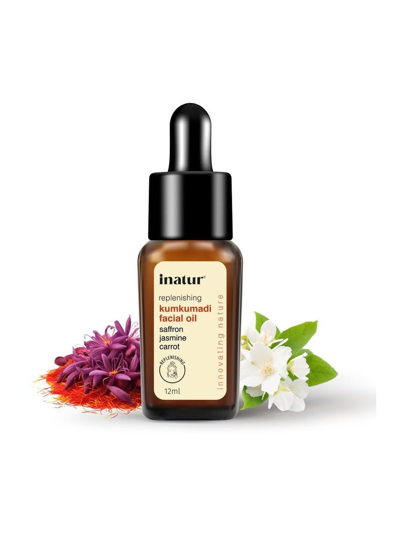 INATUR Kumkumadi Facial Oil, Ayurvedic Formulation, Organic, Anti-Ageing,12 ml  - Image 1