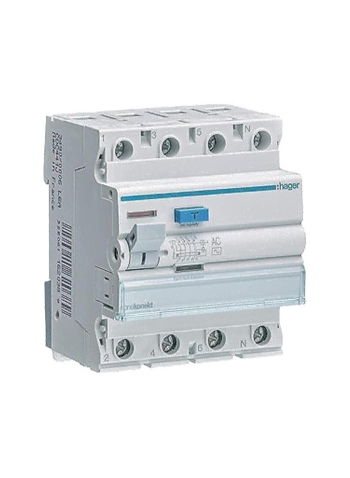 RCCB 4P 25A 100mA AC