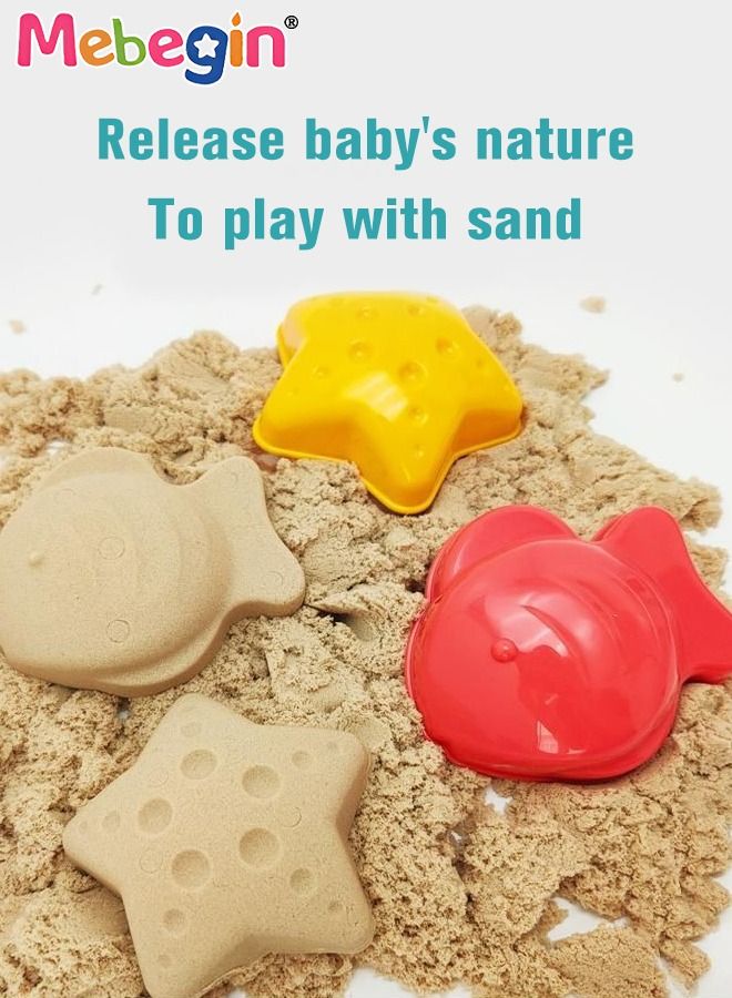 MEBEGIN 11 Pieces Beach Sand Toy Set with Dinosaur Car, Fun Sand Pit Toys with Bright Attractive Appearance and Numerous Accessories, Colorful Beach Travel Toys, Easy to Store and Carry, Perfect for Outdoor Activities - Image 3