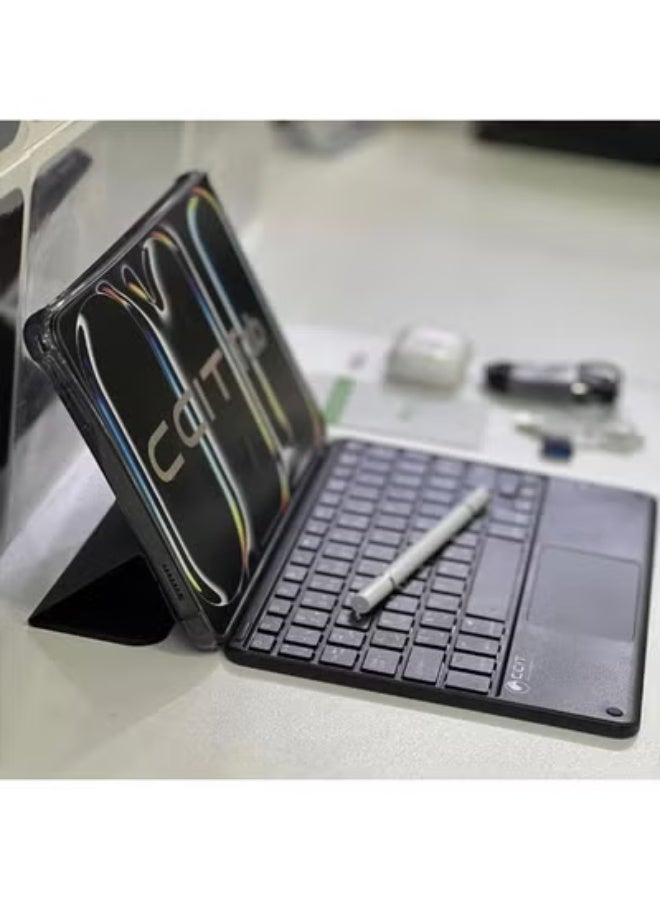 CCIT Tab 17 Pro Android Tablet – 10.1 Inch IPS HD Display, Dual SIM 4G LTE + WiFi Connectivity, 8GB RAM & 256GB ROM, Touch Pen + Bluetooth Headset + Keyboard + Protective Case, Long-Lasting 6000mAh Battery, Quad-Core Performance – Ideal for Study, Work & Play - Image 2