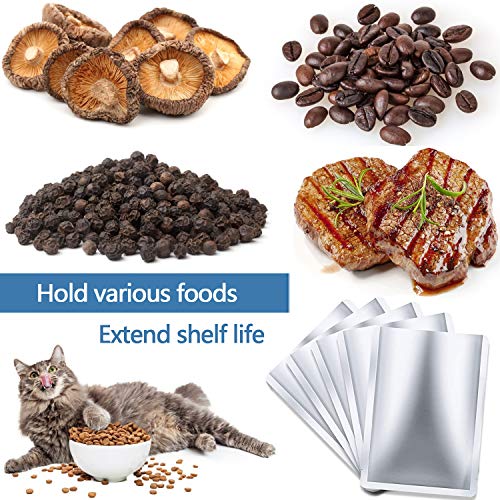 Venyat 100 Pieces 1 Quart Mylar Bags 6 x 9 Inch, 5 Mil Mylar Bags for Food Storage Coffee Beans Dry Food, Thick Sealable Mylar Bag Medium Size - Image 5