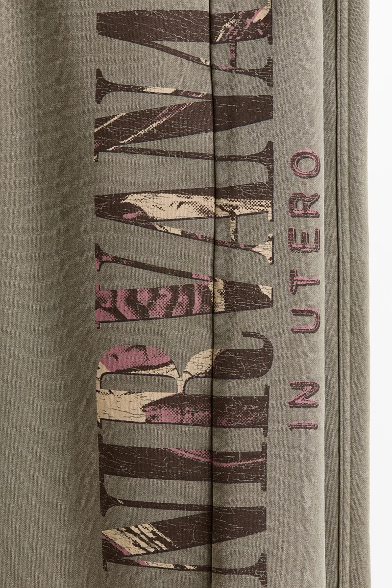 H&M  Relaxed Fit Printed Sweatpants for Men | Best Price UAE