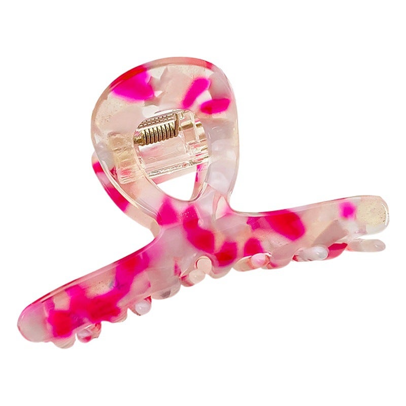 High-grade Acetic Acid Grab Clip Fashion All-match Hairpin Color Dopamine Hair Grab Hair Accessories Head Hair Shark Clip - Image 2