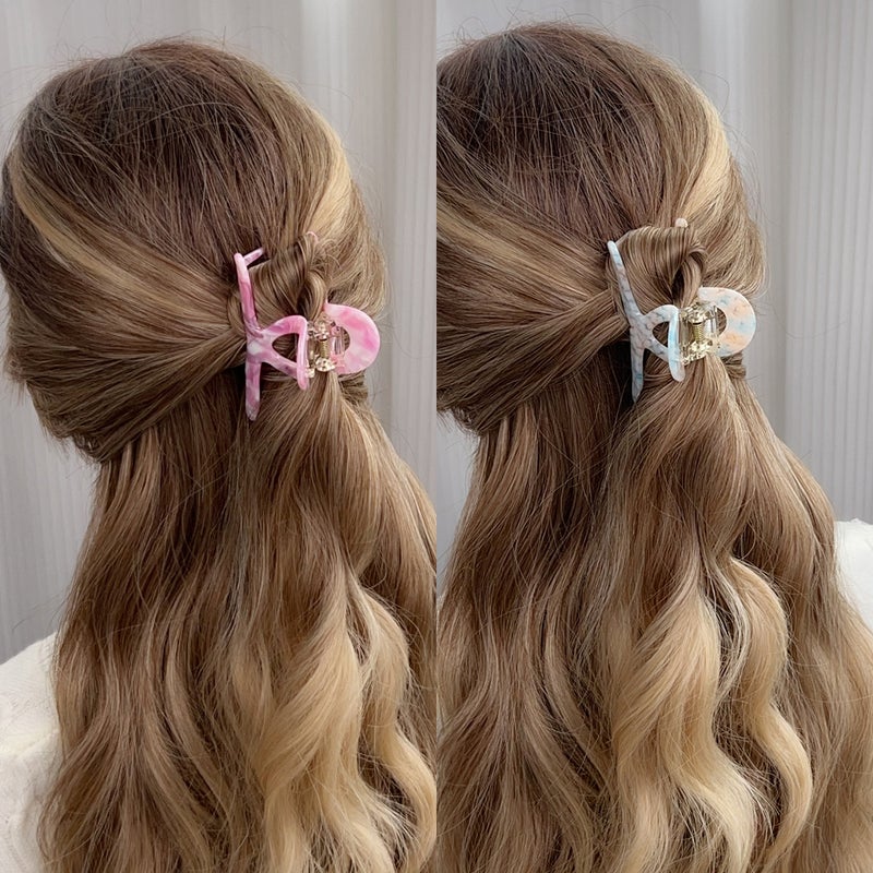 High-grade Acetic Acid Grab Clip Fashion All-match Hairpin Color Dopamine Hair Grab Hair Accessories Head Hair Shark Clip - Image 4