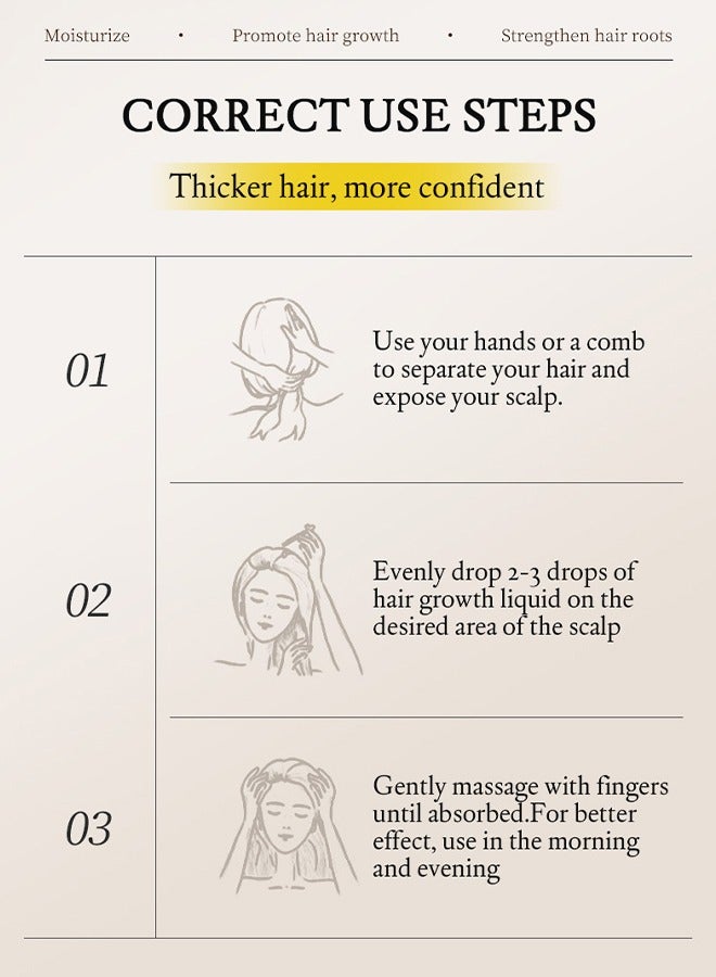 Ginger Anti-Hair Loss Treatment Essence,Hair essence-Plant Ginger Hair Growth Serum Ginger Nutrition Hair Care For Women & Men 30ml