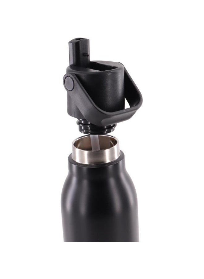 Atrium Classic 2-Tone Colors Water Bottle 500ml Black/Light Grey - Image 3