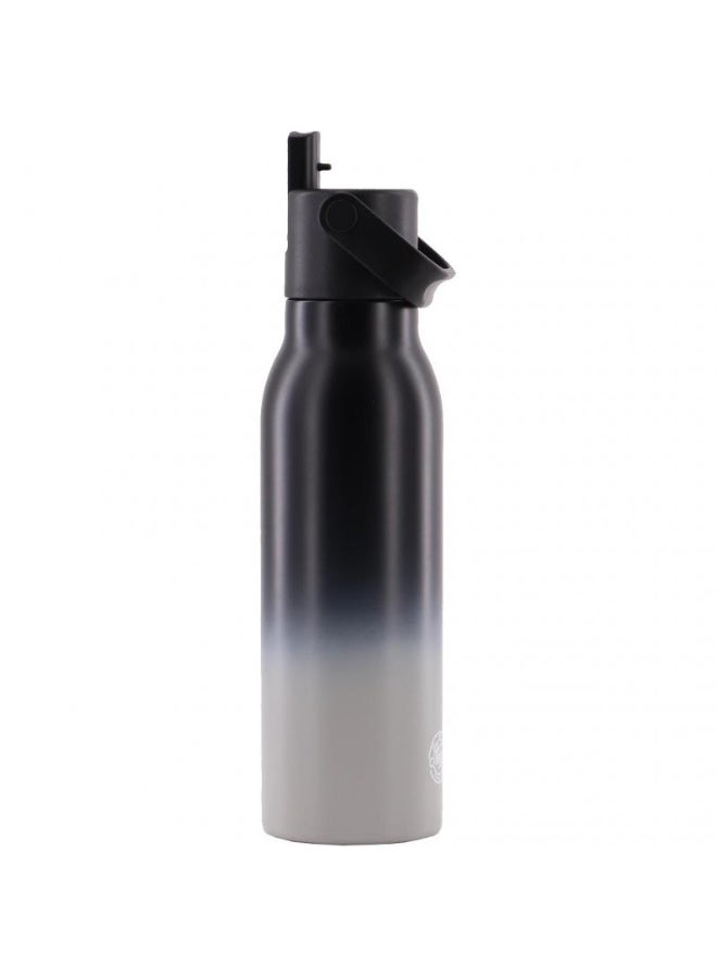 Atrium Classic 2-Tone Colors Water Bottle 500ml Black/Light Grey - Image 2