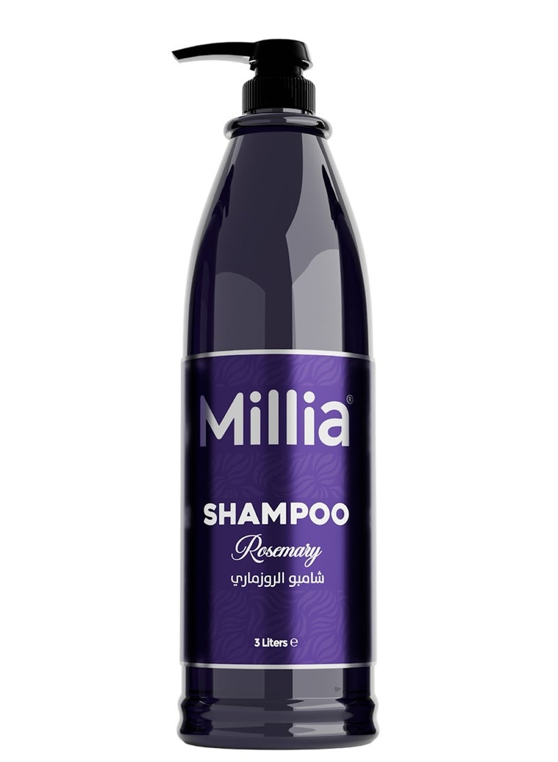 Millia Rosemary Shampoo 3 Litre – Scalp Stimulating & Hair Growth Care