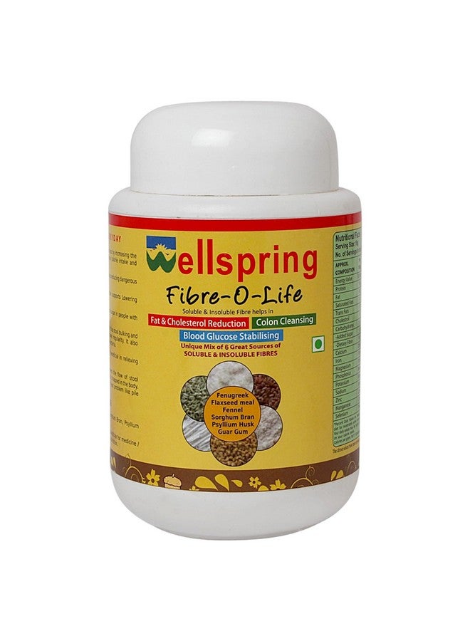 Wellspring Fibre-O-Life - Flaxseed, Fenugreek, Psyllium Husk Fibre Mix (300 g Pack) - Image 1