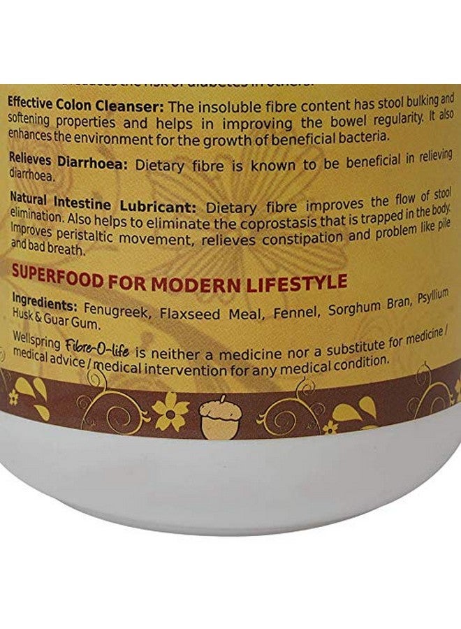 Wellspring Fibre-O-Life - Flaxseed, Fenugreek, Psyllium Husk Fibre Mix (300 g Pack) - Image 5