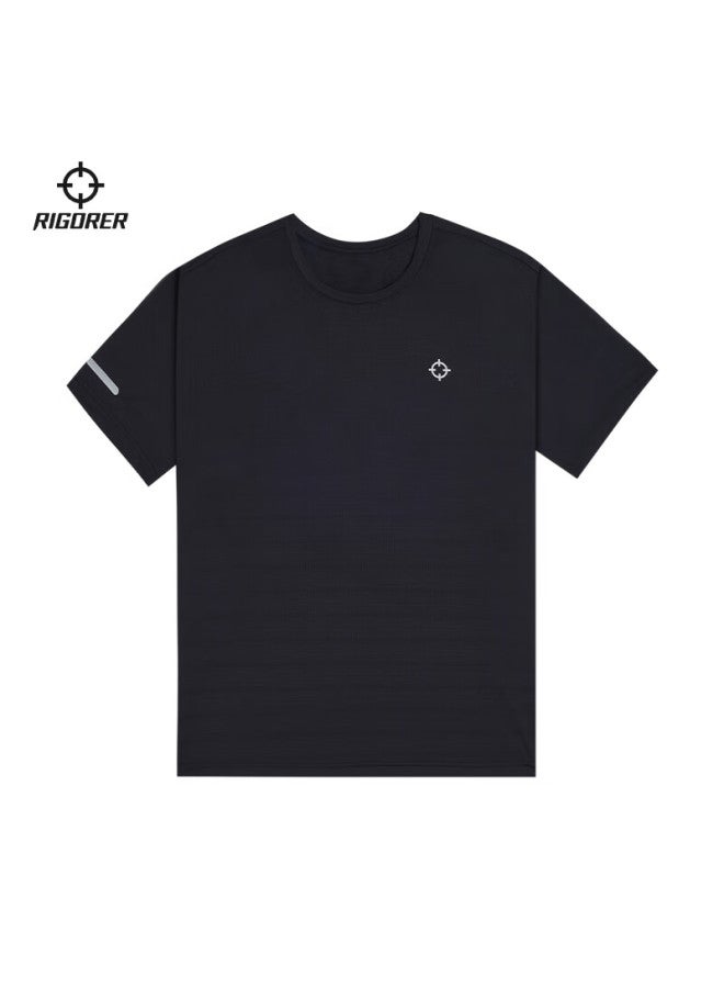 RIGORER  تي شيرت قصير الأكمام سريع الجفاف للجري وتدريب اللياقة البدنية للرياضات الخارجية - Image 4
